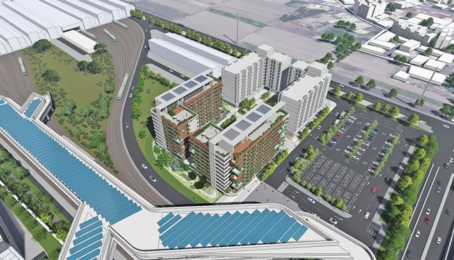 建築外觀立面示意圖